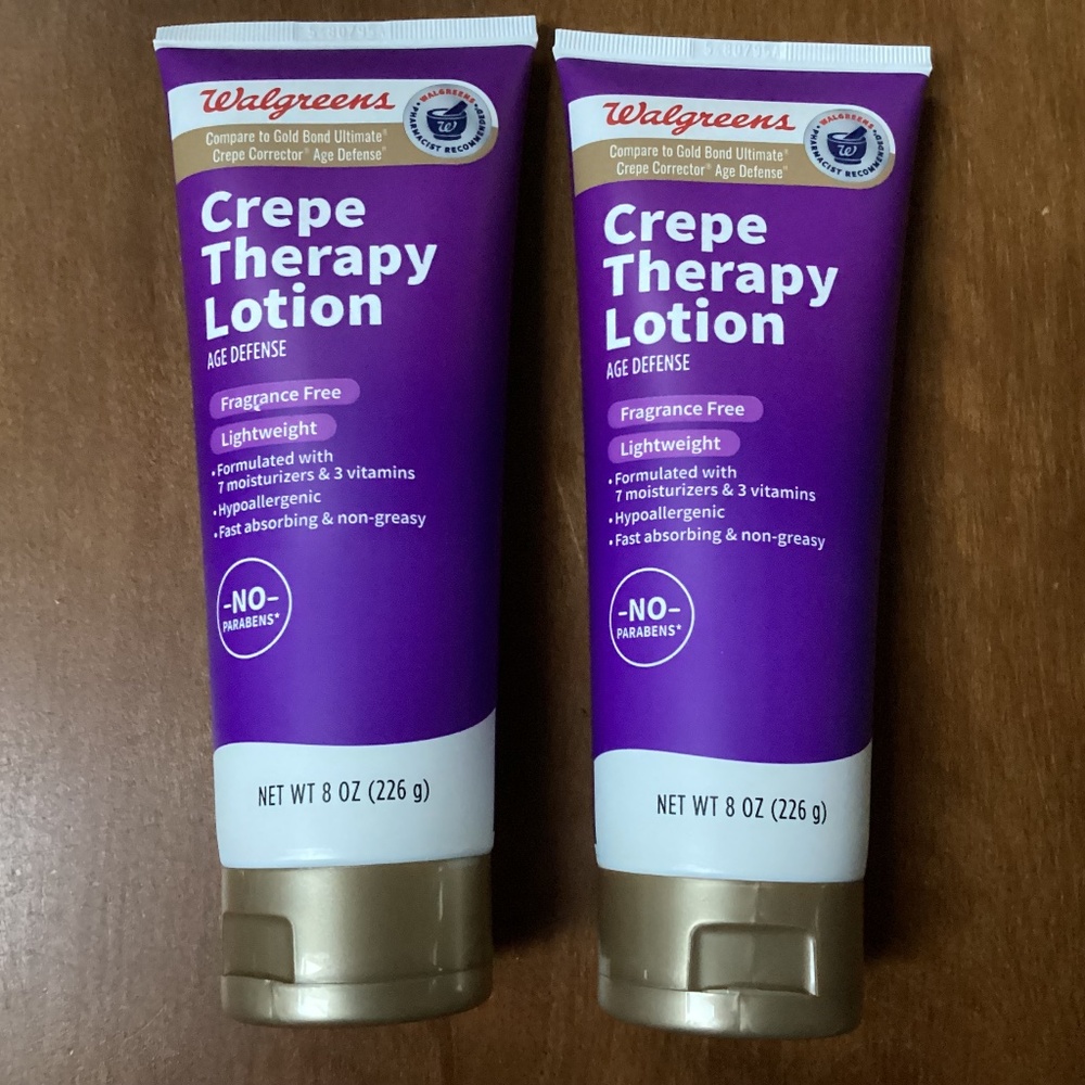 Walgreens Crepe Therapy Lotion Age Defense Bundle NEW